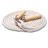 VGEBY Cuerda para Saltar de Algodón Individual, Blanca para Practicar,