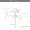 PGFUN 1:10 Right Angle Worm Gearbox 90° Angle Drive Steering