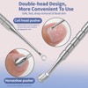 Wjelet 2 in 1 Manicure Cuticle Pusher Ring Design Suitable