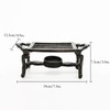 Sungmor Heavy Duty Cast Iron Teapot Dish Warmer Stable Holder