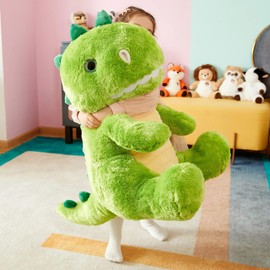 IKASA IKASA Large Dinosaur Stuffed Animal Plush Toy,Giant T-Rex Cute 23" Jumbo Soft Toys,Huge Big Size Fluffy Plushy Fat Plushie,Gifts for Kids