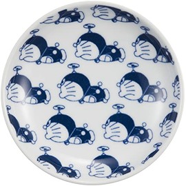 Kaneshotouki 009177 Doraemon Hasamiyaki Plate, Small Plate, Diameter 3.9 inches (10 cm), Takicopter White
