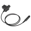 U94 PTT Adapter Cable 35.4in Walkie Talkie Headset Connector Cable