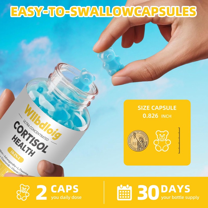 Cortisol Supplements Gummies for Women - Cortisol Manager for Stress