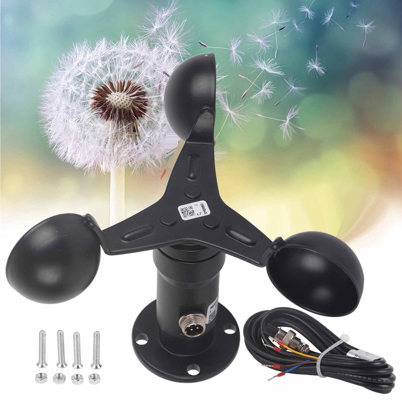 4-20mA Pulse Signal Output Aluminum Alloy Wind Speed Sensor Anemometer