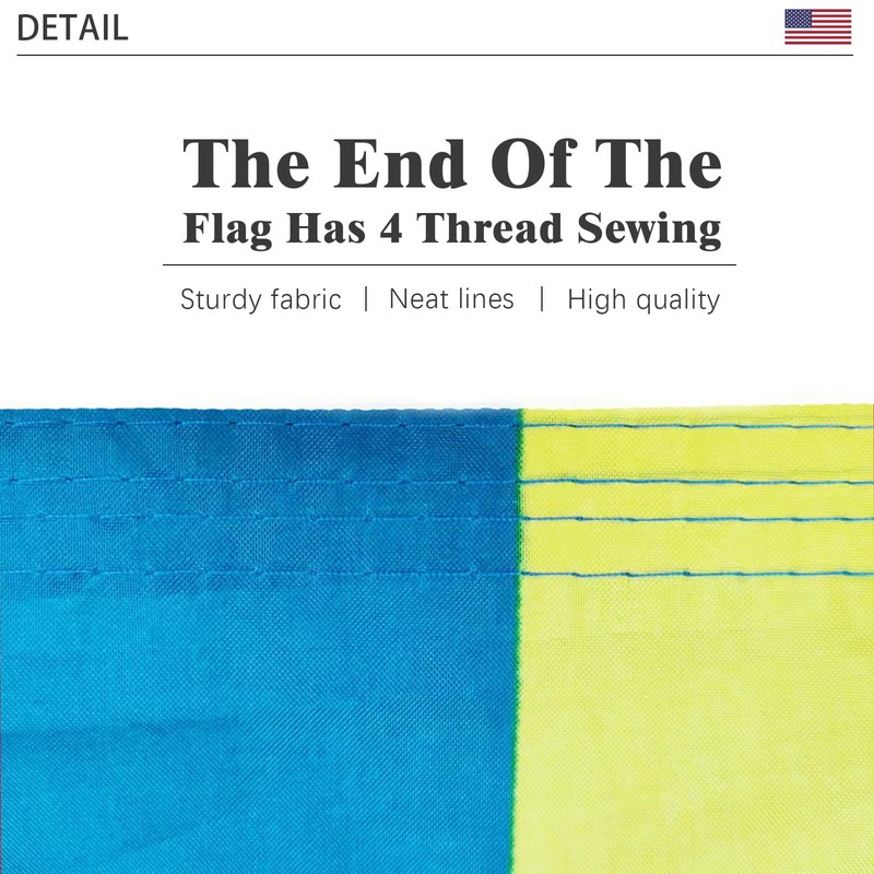 Sweden Swedish Flag 3x5 Three Layer & Double Sided Flag