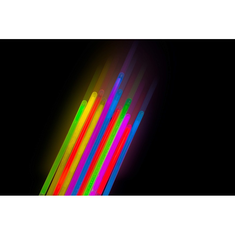 Crown Display 300-8 Inch. Glow Bracelets Light Neon Glow Stick