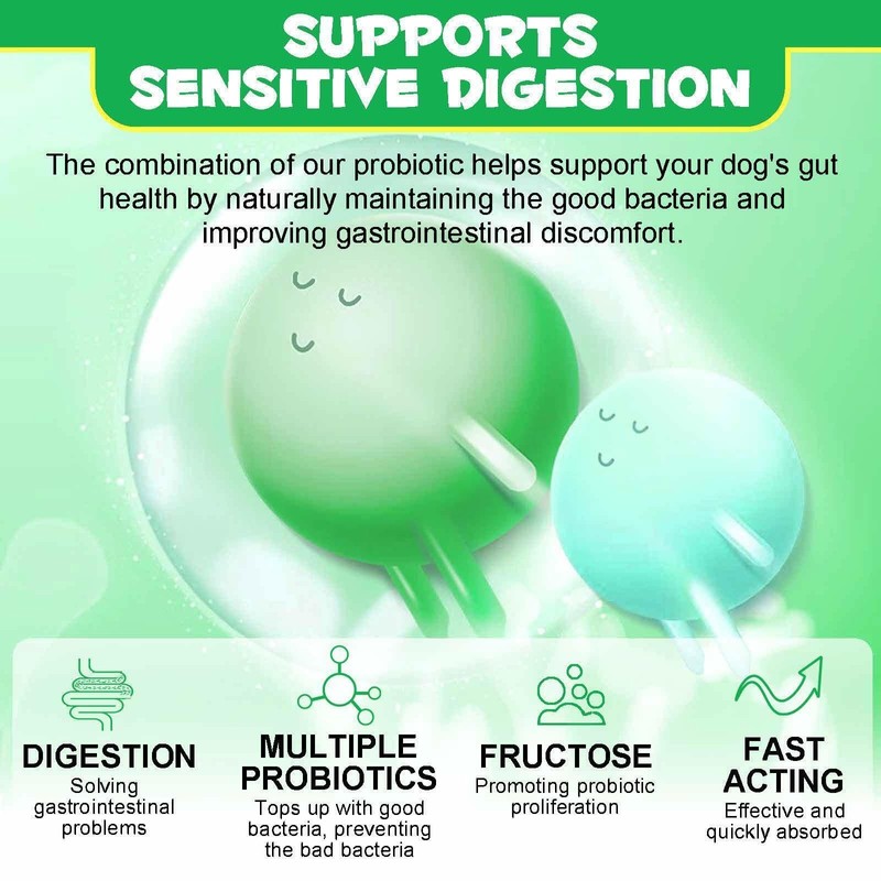 Probiotics for Dogs - Digestive Health and Immune Support, Dog