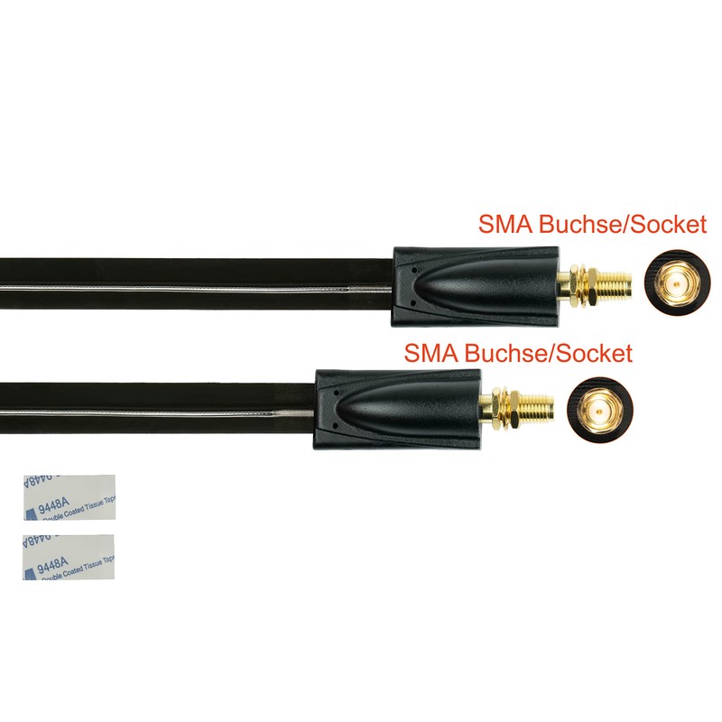 Ultra Thin SMA Window Feed-Through - SMA Female to SMA
