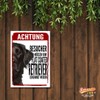 Flat Coated Retriever Approval Dog Sign Saying Door Sign Dog
