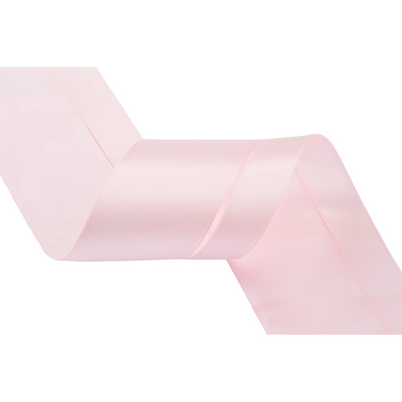 Zofrud 2 Rolls of Lt. Pink Double Faced Satin Ribbon