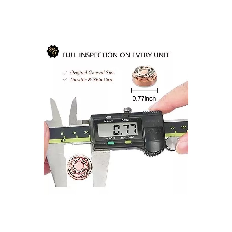 tuokiy Cabezales De Repuesto Para Flawless Finishing Touch -