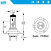 Simply S499 H7 Car Headlight Bulb - 12V, 55W, Complies