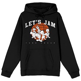 Space Jam 2 A New Legacy Bugs Bunny Mens Black Hoodie-XS