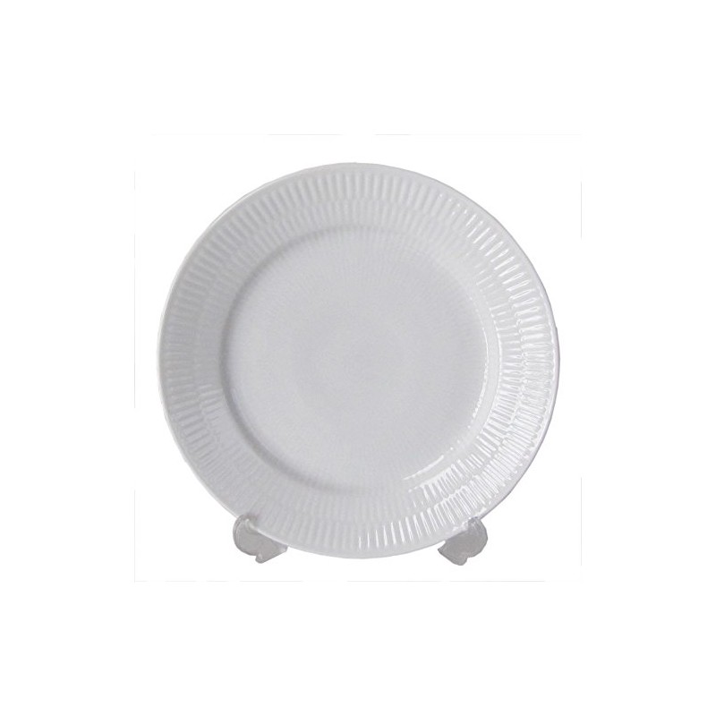 Royal Copenhagen White Fluted 7.5" Plate Flat 2408620