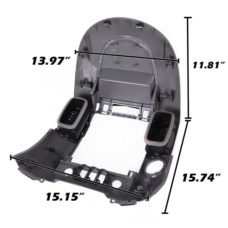 LQI Center Dash Radio Ac Bezel w/o Speaker Bezel Compatible