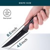 Home Hero Steak Knives Set of 12 - High-Carbon Stainless