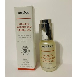 SONÄGE SKINCARE Vitality Nourishing Facial Oil 20 ML Full Size NEW NIB MSRP 48$