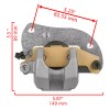 Caltric Front Left Right Brake Caliper for Yamaha Kodiak 700