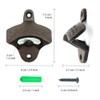 2PCS Cast Iron Wall Mounted Bottle Opener Vintage Rustic with