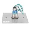 Momentary Push to Exit Button Switch Stainless Steel Panel Door