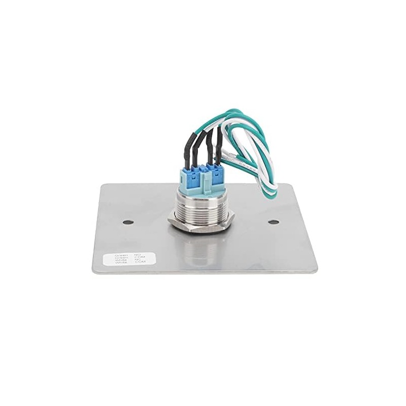 Momentary Push to Exit Button Switch Stainless Steel Panel Door