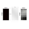 LORJE Dimming Stickers, 3 Stickers LED Light Blackout Sticker, LED