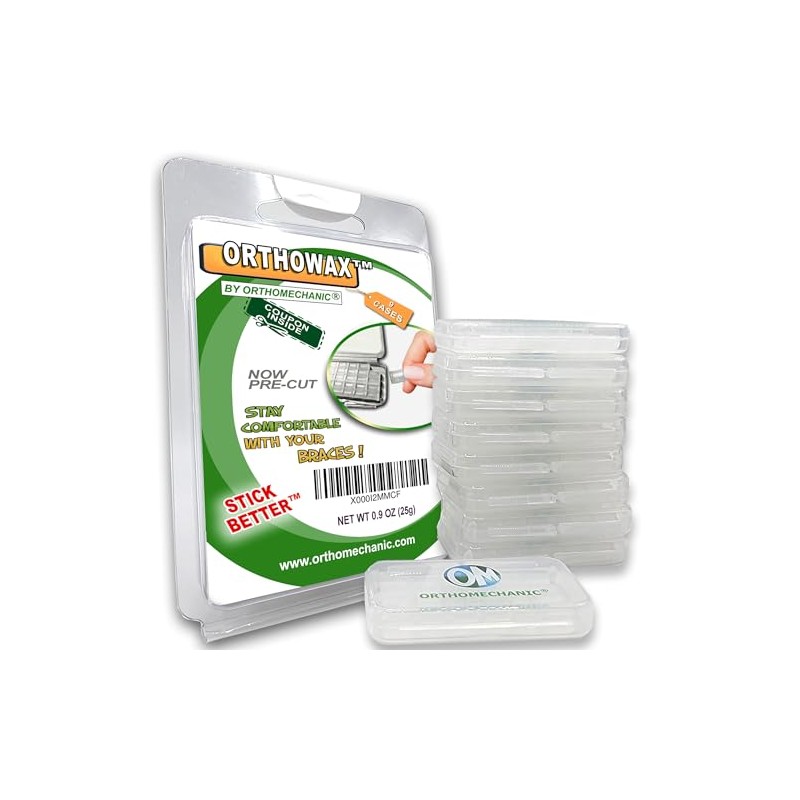 Orthowax - Cera de ortodoncia para usuarios de aparatos ortopédicos,