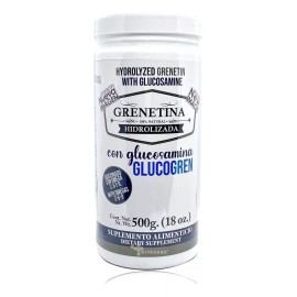 Pretty Bee Grenetina Hidrolizada con Glucosamina y Omega 3,6 Y 9 - 500 gr - Sin sabor
