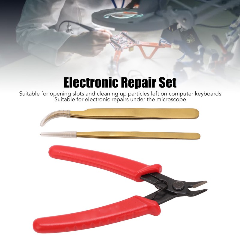 Electric Plier with Elbow and Pointed Tweezer Corrosion Magnetic Resistance