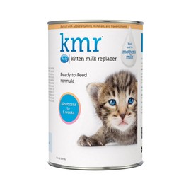 PetAg Pet-Ag KMR Kitten Milk Replacer Liquid - 11 oz - Ready-to-Feed Kitten Formula with Vitamins for Kittens Newborn to Six Weeks Old - Easy to Digest