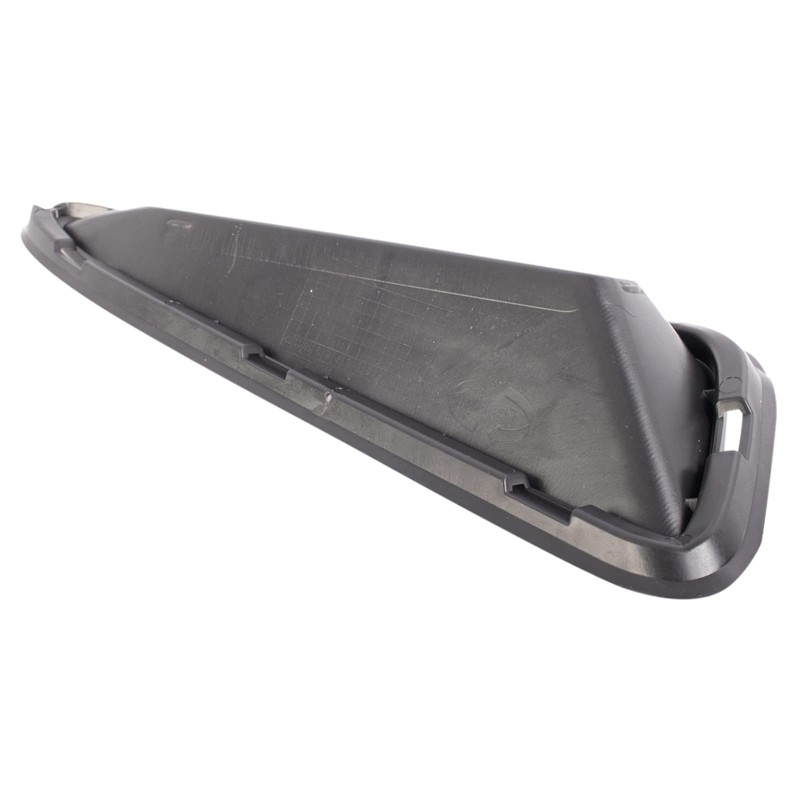 TRQ Front Left Fog Light Hole Cover Black Drivers Side