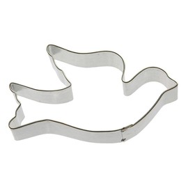 Flying Dove Cookie Cutter 4.25 in - Foose Cookie Cutters - US Tin Plate Steel - B984