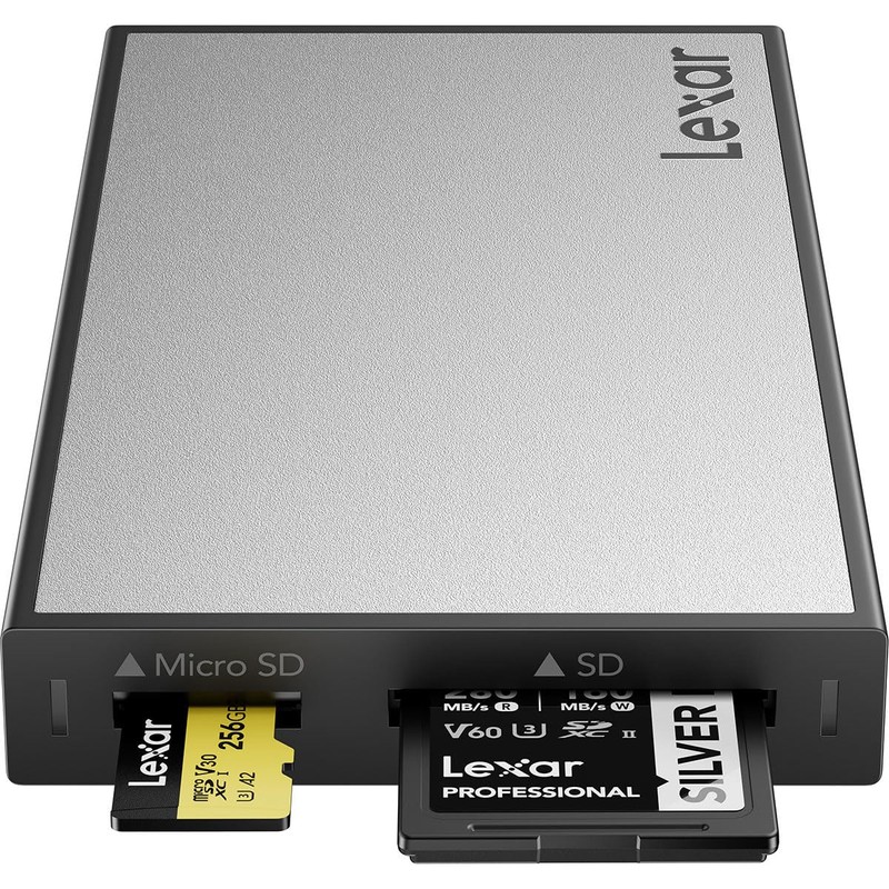 Lexar Professional Workflow SD/microSD UHS-II Card Reader