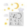 Star Moon Clouds Shaped Silicone Fondant Molds DIY Candy Chocolate