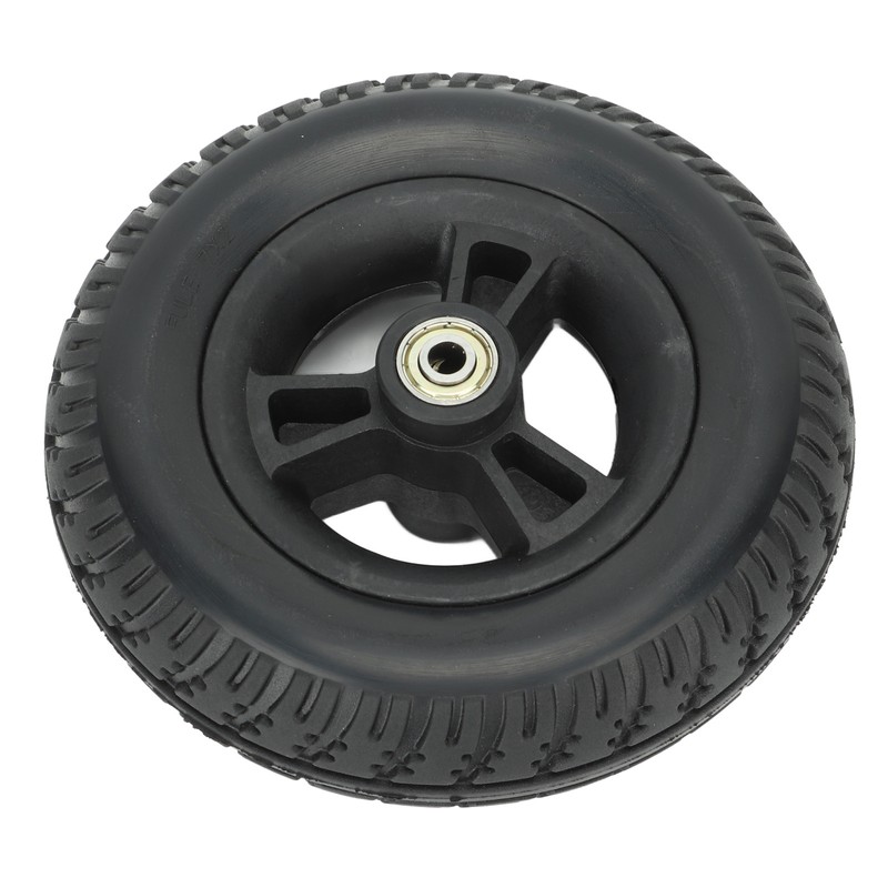Wheelchair Wheel Replacement Non Slip Solid PU Strong Bearing Capacity