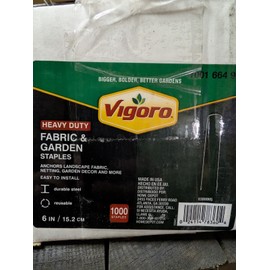 VIGORO (1000-Pack) Vigoro Wire 6 in. Square Landscape Staple Fabric And Garden