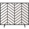 Best Choice Products 38x31in Single Panel Handcrafted Wrought Iron Mesh