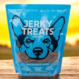 Jerky Treats for Dogs, Chicken Breast Recipe, 48 oz