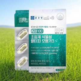 Dietary Supplement, Chong Kun Dang 20100 Supercritical Plant Based r TG Omega-3 2Set for daily wellness routines, capsules tablets powder or sticks, Korean