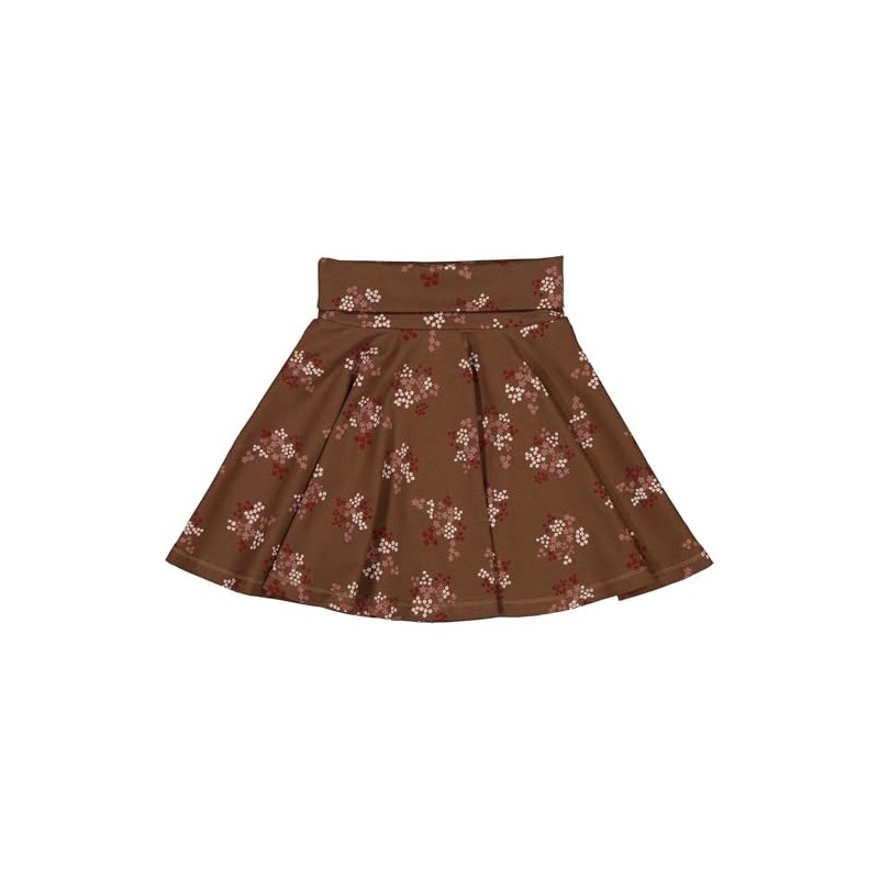 müsli Girls' Flora Skirt, Bark/Cabernet/Nightingale