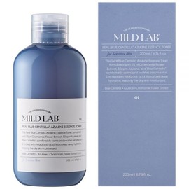 UnKnown Mild Lab Real Blue Centella Azulene Essence Toner, 200ml, 1 piece 200ml x 1 piece / 마일드랩 리얼블루센텔라 아줄렌 에센스 토너, 200ml, 1개 200ml x 1개