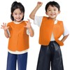 Artec Costume Base Vest Kids Costume, Orange, Unisex Size S