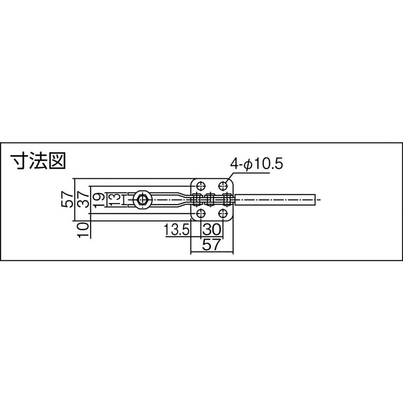 育良精機 ISK-38B大0 トグルクランプ