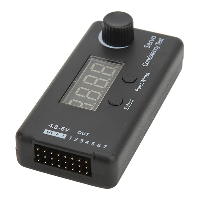Digital Servo Tester 3 Modes High Accuracy Black Plastic Servo