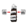 YUNHECAM for Mercedes Window Switch Button Cover Caps W213 E-Class