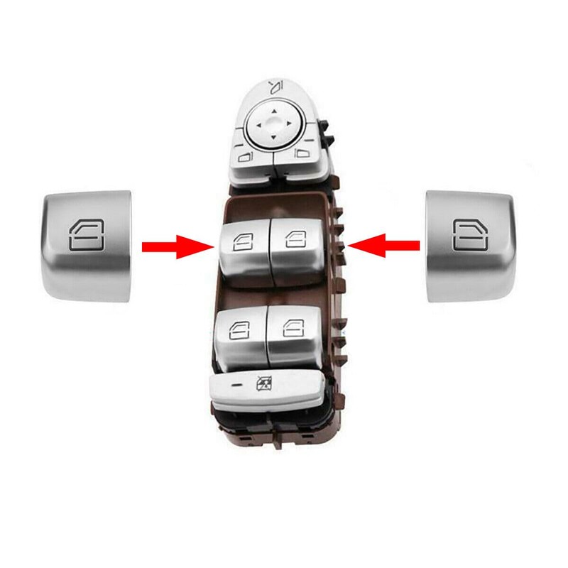 YUNHECAM for Mercedes Window Switch Button Cover Caps W213 E-Class
