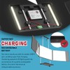 Espejo de 3 caras LED + soporte bandeja – Corte