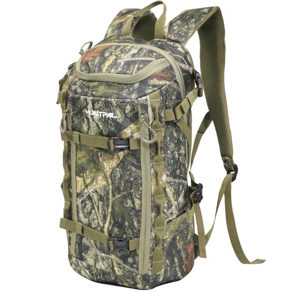 HUNTPAL Hunting Backpack, Waterproof Camo Hunting Day Pack with Storage