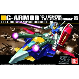 Bandai HGUC No.050 1/144 Gundam Unit G-Armor: G-Fighter+RX-78-2 Gundam (Mobile Suit Gundam)